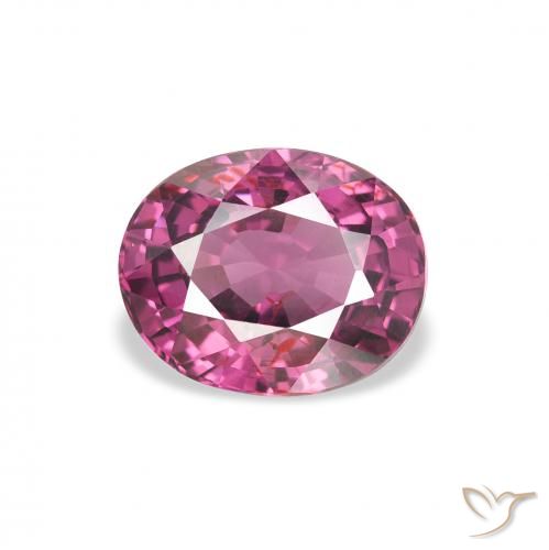 2.21ct 天然 中粉红色 红榴石石榴石, 椭圆形, VVS-VS