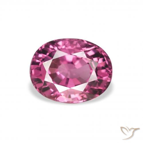2.05ct 天然 粉紫色 红榴石石榴石, 椭圆形, VVS