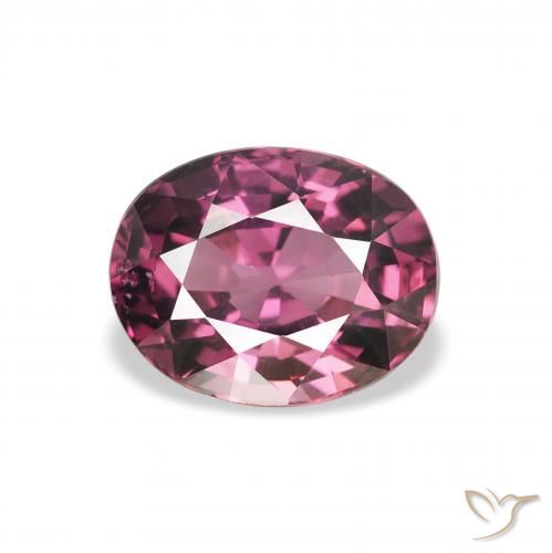 2.09ct 天然 Medium Dark-Purple 红榴石石榴石, 椭圆形, VS