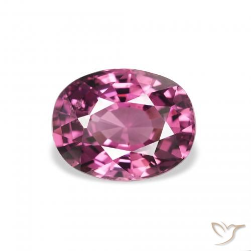 2.27ct 天然 粉红色浆果紫色 红榴石石榴石, 椭圆形, VS