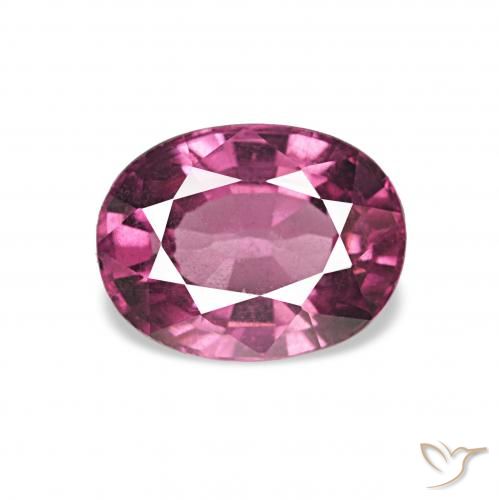 1.34ct 中紫色 红榴石石榴石 宝石, 椭圆形, VS