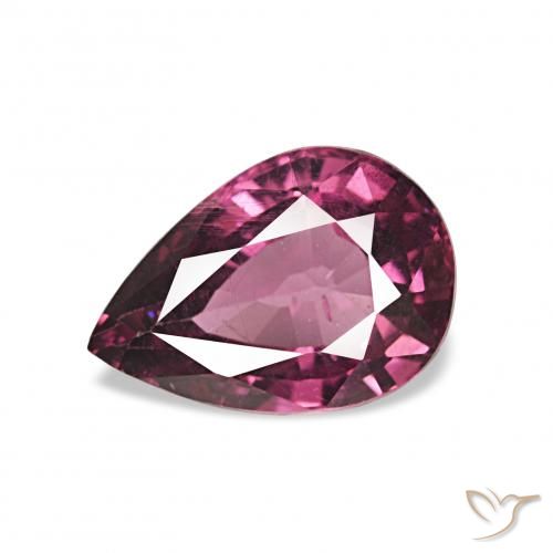 1.21ct 中紫色 红榴石石榴石 宝石, 梨形, VS
