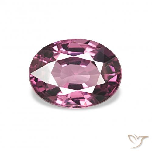 1.04ct 中等品红色-粉红色 红榴石石榴石, 椭圆形, VVS-VS