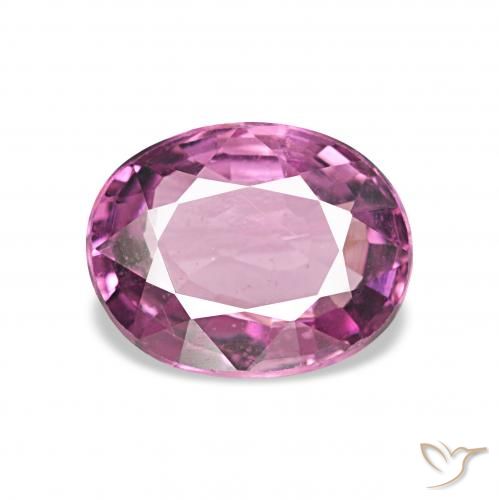 1.27ct 浅覆盆子红 红榴石石榴石, 椭圆形, VVS-VS