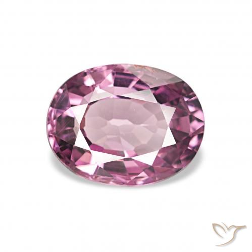 1.14ct 中紫色 红榴石石榴石 宝石, 椭圆形, VVS