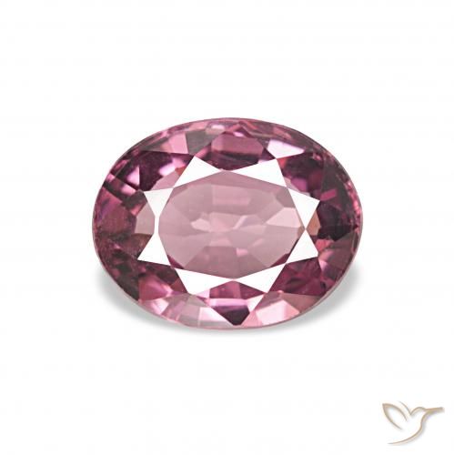 1.15ct 中紫色 红榴石石榴石, 椭圆形, VVS