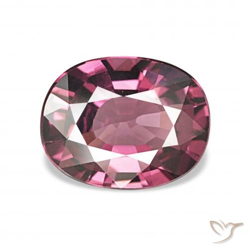 1.74ct 深品红色-粉红色 红榴石石榴石 宝石, 椭圆形, VVS
