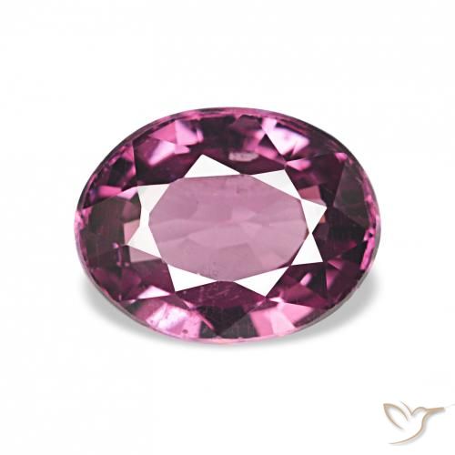 1.27ct 明亮的葡萄 红榴石石榴石, 椭圆形, VVS