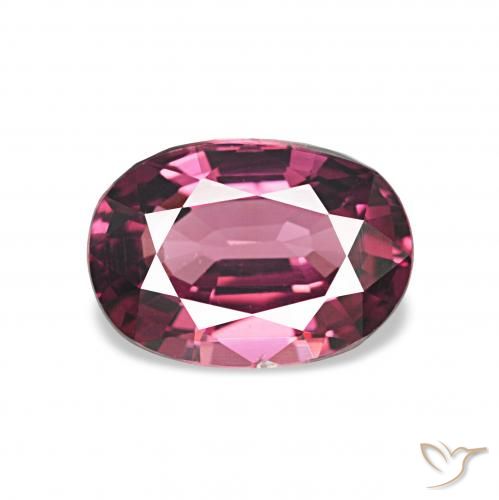 1.24ct 中紫色 红榴石石榴石, 椭圆形, VVS