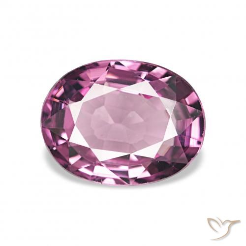 1.26ct 红紫色 红榴石石榴石, 椭圆形, VVS-VS