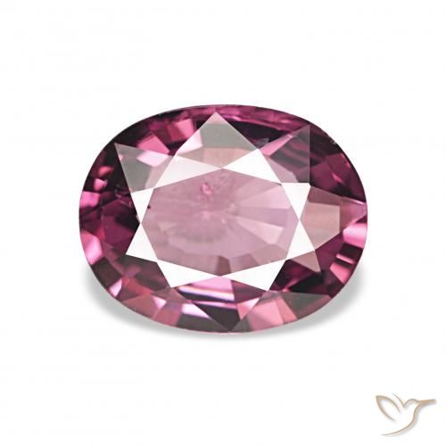 1.13ct 深红紫色 红榴石石榴石, 椭圆形, VVS-VS