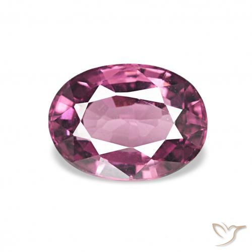 1.06ct 中紫色 红榴石石榴石, 椭圆形, VVS-VS