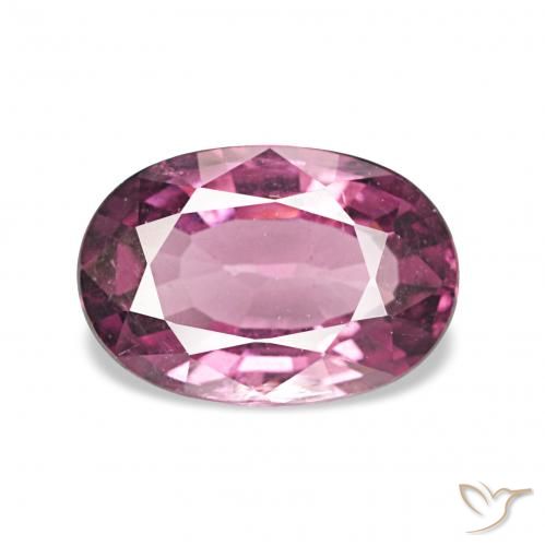 1.34ct 粉紫色 红榴石石榴石, 椭圆形, VS