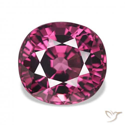 4.96ct Medium Dark Reddish-Purple 红榴石石榴石, 软垫, VVS
