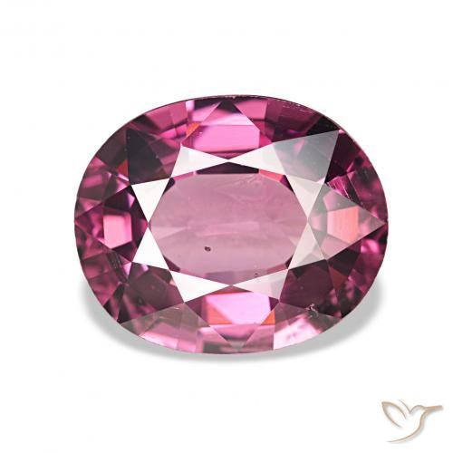 2.43ct 树莓红 红榴石石榴石, 椭圆形, VVS-VS