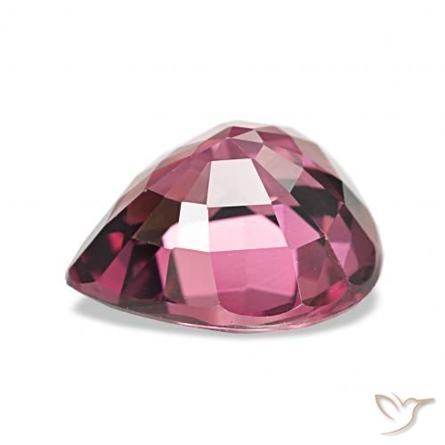2.64克拉天然红榴石石榴石，梨形，VVS