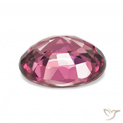 4.13克拉天然红榴石石榴石，椭圆形，VS