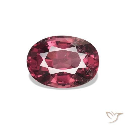 1.05ct Medium Dark-Red 红榴石石榴石, 椭圆形, VS