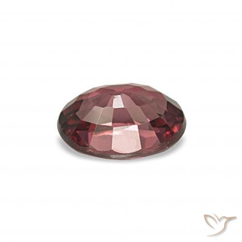 1.06克拉天然红榴石石榴石，椭圆形切割，VVS-VS