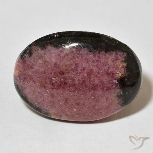27.88ct 天然 彩色 蔷薇辉石, 椭圆形, 不透明