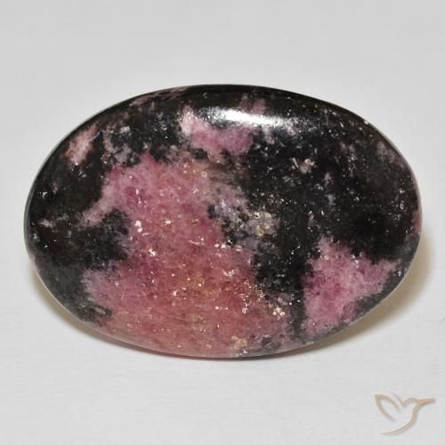 60.24ct 天然 彩色 蔷薇辉石, 椭圆形, 不透明