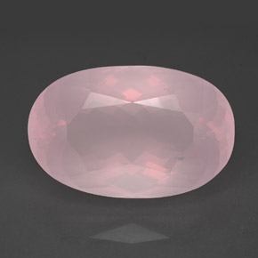 138.35克拉天然粉色粉晶，透明，40.2×25.7毫米，透明/半透明