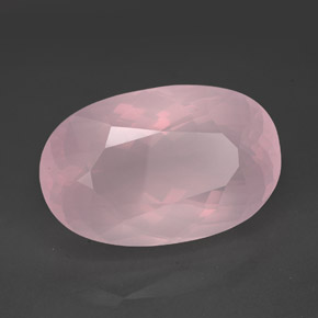 138.35克拉天然粉色粉晶，透明，40.2×25.7毫米，透明/半透明