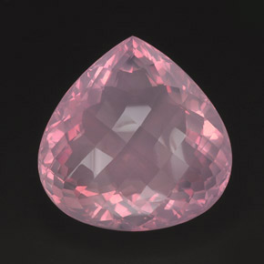 421.95克拉天然粉色粉晶，透明，54.1×53毫米，透明/半透明