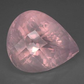 127.75克拉天然粉色粉晶，透明，38.3×31.2毫米，透明/半透明