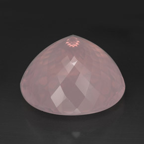 170.60克拉天然粉色粉晶，透明，35.8×27.3毫米，透明/半透明