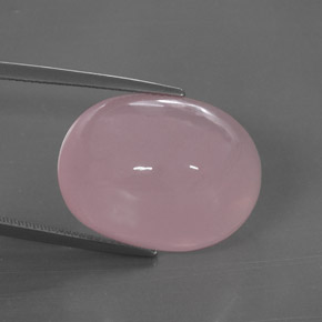 39.28克拉天然粉色粉晶，透明，23.2×17.5毫米，透明/半透明