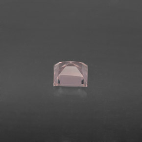 0.66克拉天然粉色粉晶，透明，5.1×5.1毫米，透明/半透明