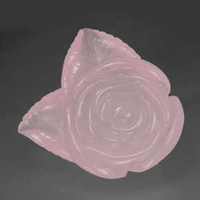 328.80克拉天然粉色粉晶，透明，46.2×43.3毫米，透明/半透明