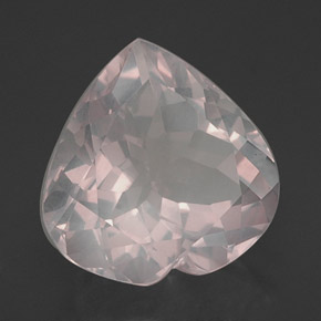 15.77克拉天然粉色粉晶，透明，18.2×17.7毫米，透明/半透明