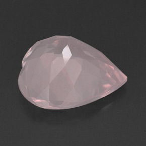 14.43克拉天然粉色粉晶，透明，18.2×17.7毫米，透明/半透明