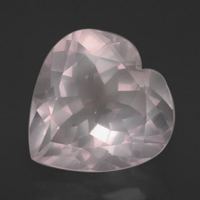 15.03克拉天然粉色粉晶，透明，18×17.8毫米，透明/半透明