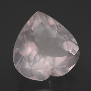 15.03克拉天然粉色粉晶，透明，18×17.8毫米，透明/半透明