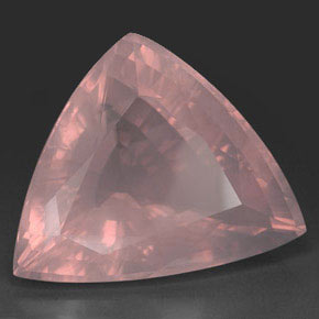 182.35克拉天然粉色粉晶，三角形，45.3×37.1毫米，透明