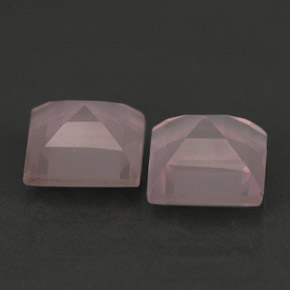 天然粉色粉晶，透明，5.1×5毫米，透明/半透明