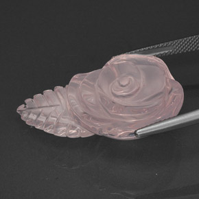 29.80克拉天然粉色粉晶，透明，30.9×20.5毫米，透明/半透明
