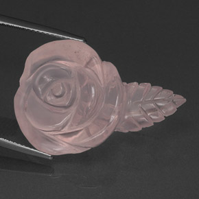 36.00克拉天然粉色粉晶，透明，31.2×20.9毫米，透明/半透明