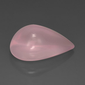 26.30克拉天然粉色粉晶，透明，24.9×15.5毫米，透明/半透明