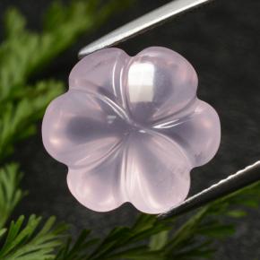 9.53克拉天然粉色粉晶，花形切工，15.2×14.1毫米，透明