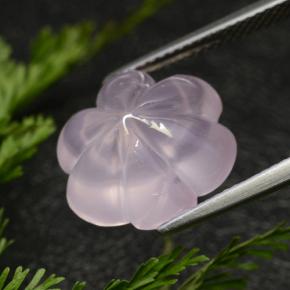9.53克拉天然粉色粉晶，花形切工，15.2×14.1毫米，透明