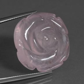 37.94克拉天然粉色粉晶，异形，23.9×23.7毫米，半透明