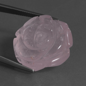 37.94克拉天然粉色粉晶，异形，23.9×23.7毫米，半透明