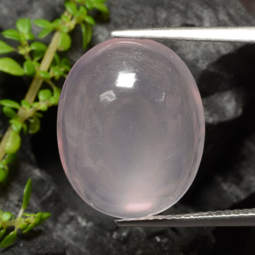 12.96克拉天然粉色粉晶，透明，17.5×13.9毫米，透明/半透明