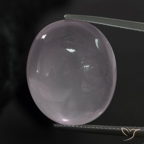 25.98ct 天然 非常浅的玫瑰粉色 芙蓉石, 椭圆形, 透明