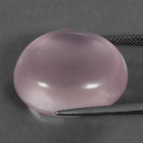 35.78克拉天然粉色粉晶，椭圆形切割，22.3×19.2毫米，透明
