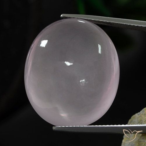 44.65ct 天然 非常浅的粉红色 芙蓉石, 椭圆形, 透明